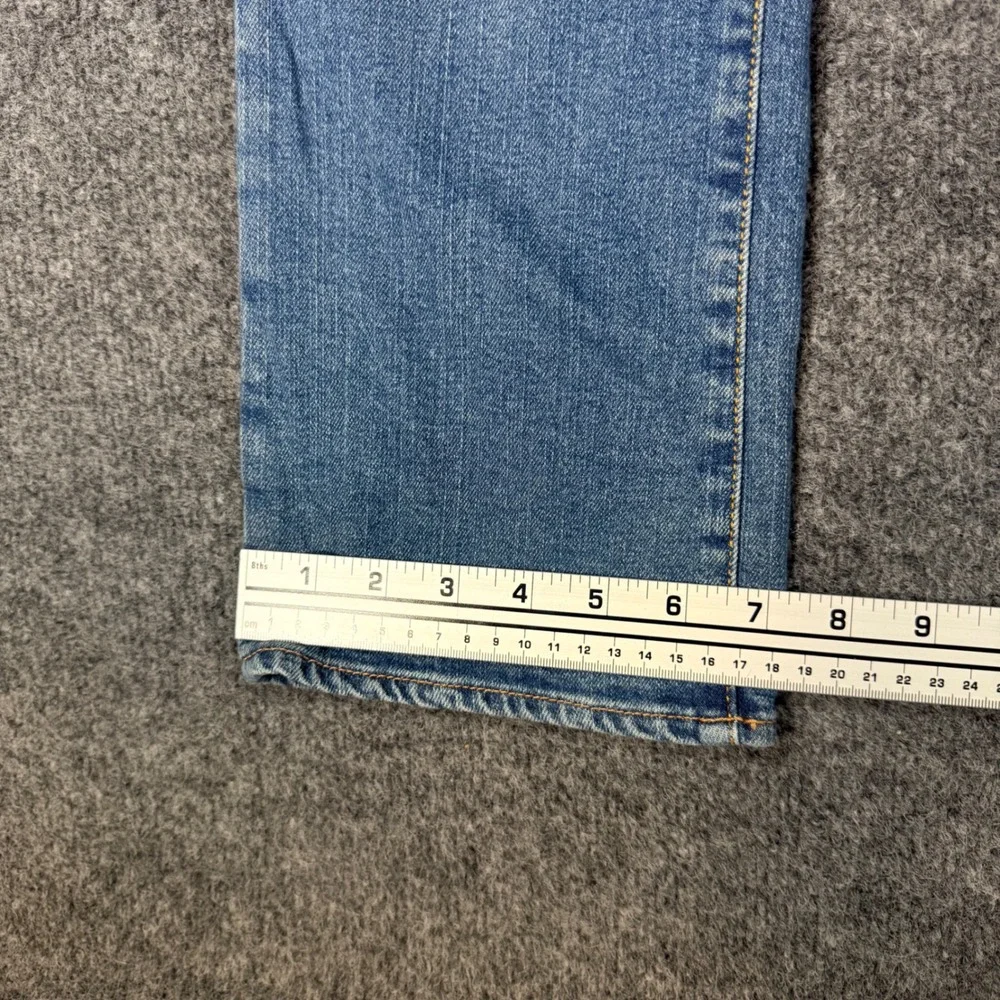 American Eagle Artist Crop Stretch Jeans 10 Medium Wash Mid Rise Cropped Womens